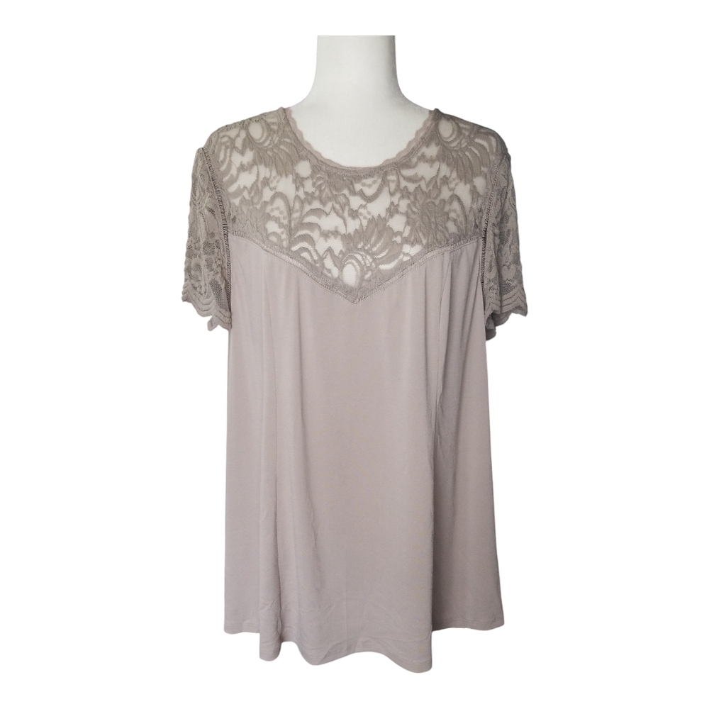 Chic Lace Detail Blouse